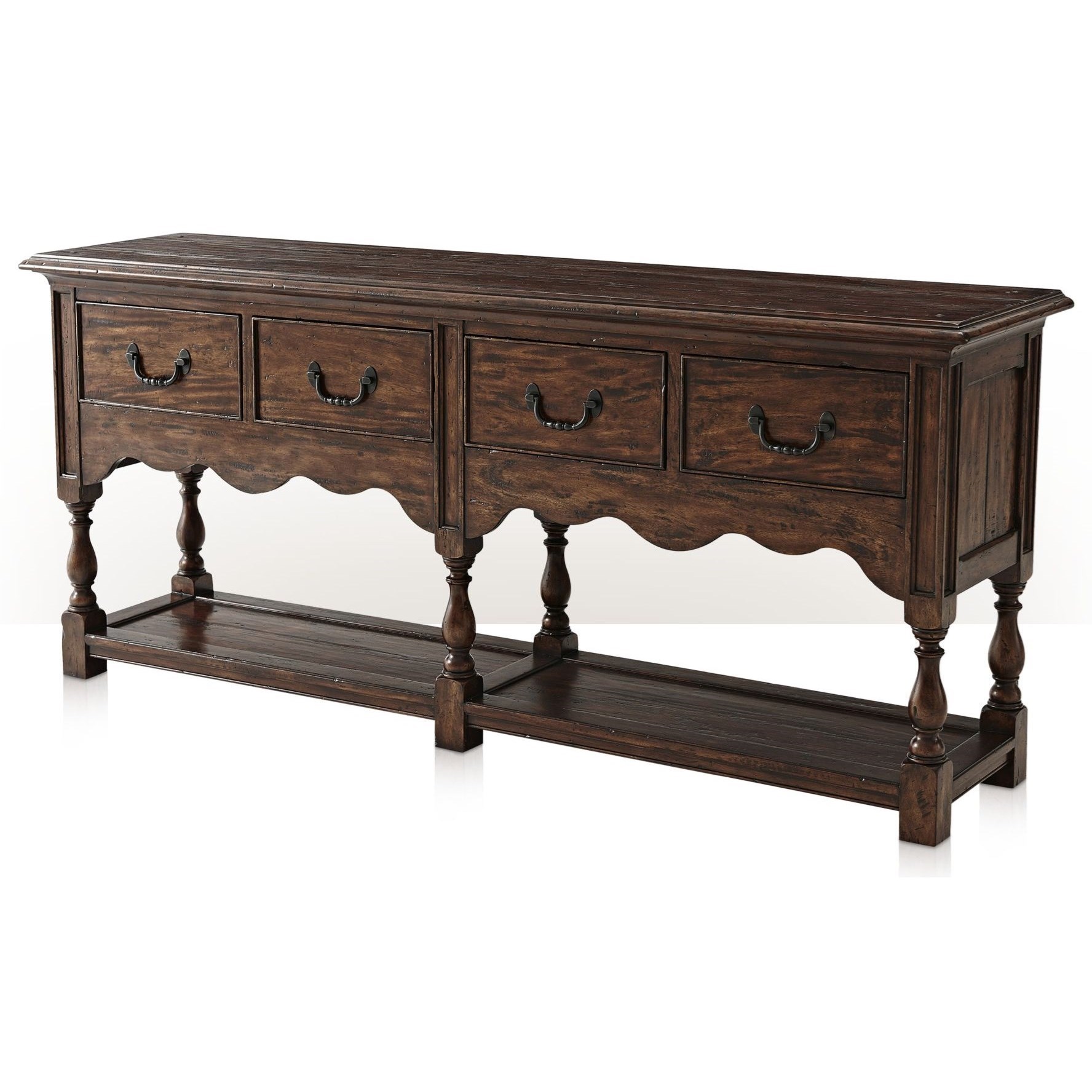 Theodore Alexander and Sideboards CB61004 Traditional 4 Drawer